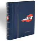 Leuchtturm, PERFECT CLASSIC, Album (Turn-bar binder) Österreich - with slipcase and excl. content - Blue - dim: 305x315x60 mm. ■ per  pc.