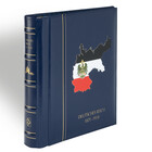 Album - Empire allemand - type Perfect DP (Classic) - incl. boite de protection et sans feuilles - Bleu - Leuchtturm (barre rotative)