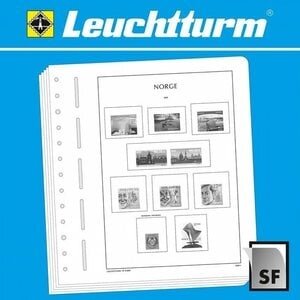 Supplement period: 2000-2009 - Norway - sheets for Basic album - Leuchtturm (13 Rings)