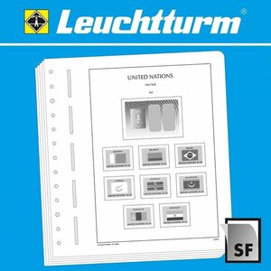 Supplement period: 2000-2009 - U.N.O. New York - sheets for Basic album (47 pcs.) - Leuchtturm (13 Rings)