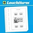 Supplement period: 2010-2015 - Denmark , type: K - Sheets for miniature sheets (19 pcs.) - Leuchtturm,  preprint sheets (champagne colored)