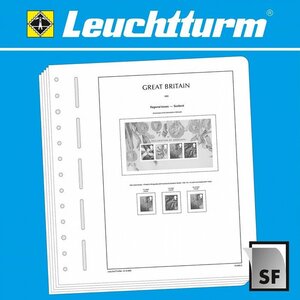 Supplement periode: 1993-1993 - Groot Brittannië - bladen voor Langlopende Zegels (40 st.) - Leuchtturm (13 Rings)