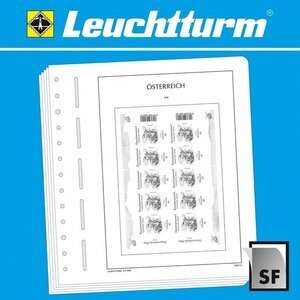 Supplément de période: 1988-2009 - Autriche (K) - feuilles pour Feuillets (54 pcs.) - Leuchtturm (13 Anneaux)