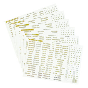Leuchtturm, Selbstklebende etiketten 3