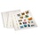 Insert sheets, Champagne - 4 compartments horizontal, LB - type LB.4 - 13 Rings - Pocket dim: 190x59 mm.