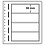 Insert sheets, Champagne - 4 compartments horizontal, LB - type LB.4 - 13 Rings - Pocket dim: 190x59 mm.