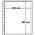 Insert sheets, Champagne - 1 compartment horizontal - LEUCHTTURM, LB - type LB.SH1 - 13 Rings - Pocket dim: 236x293 mm. ■ per 10 piecess.