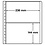 Insert sheets, Champagne - 2 compartments horizontal, LB - type LB.SH.2 - 13 Rings - Pocket dim: 236x144 mm.