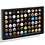 Presentation Display, Finestra - suitable for Champagne capsules (60 pcs.) Black with Black interior - dim: 403 x 255 x 34 mm.