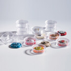 Leuchtturm, Capsules geschikt voor: Flessendoppen of Champagnecapsules - afm. inw: Ø 31 mm.  Transparant - afm: Ø 37x9 mm. ■ per 10 st.