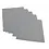 Scheidings bladen - model: F.C. (4 rings) Grijs - afm: 230 x 305 mm.