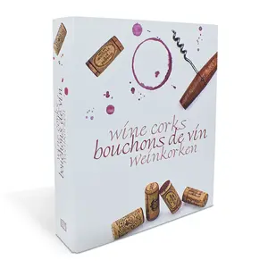 Album (4 anneaux ) convient pour: les Bouchons de vin - incl. 2 feuilles - Conceptionimpression - dim: 290 x 325 x 60 mm.