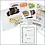 FC, Sheets (4 rings) 2 compartments (215 x 145 mm.) suitable for Beer mats - Transparent - dim: 230 x 305 mm.