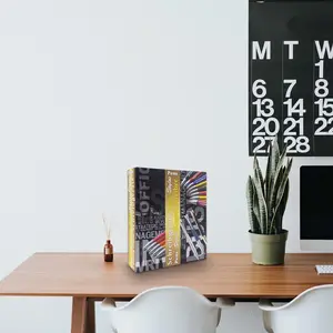 Album (4 Ringe) geeignet für Stifte - inkl. 2 Blätter - Designdruck - Abm: 290 x 325 x 60 mm.