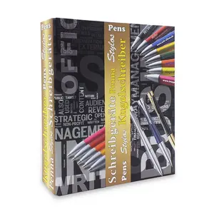 FC, Sheets (4 rings) 16 compartments - suitable for Pens - Transparent - dim: 230 x 305 mm.