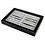Presentation Display - for Pens (12 pcs.) Black with beige interior - dim: 375 x 260 x 55 mm.