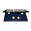 Presentation Display - for Pocket watches (8 x ) Black with blue interior - dim: 375 x 260 x 38 mm.