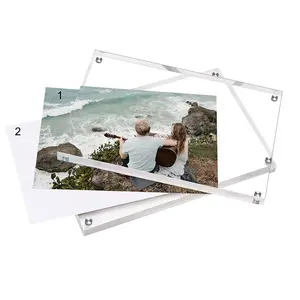 Safe Acrylic glass 3D Safe Floating frame photo frame, 175