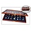 Presentation Display - for Medals and Pins - Mahogany color with blue interior - dim: 750 x 510 x 30 mm.