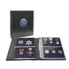 Safe, Premium Mega, Album (4 rings)  suitable for Medals - incl. 10 sheets - Black - dim: 275x320x70 mm. ■ per pc.