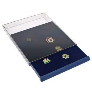 Stacking element, Nova Standard - suitable for Medals - Dark blue - dim: 245 x 200 x 35 mm.