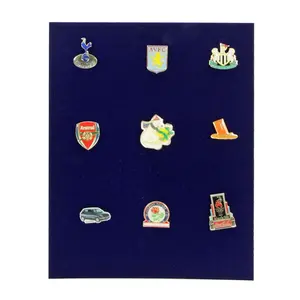 Stacking element, Standard wide - suitable for Pins and Medals - Dark blue - dim: 375 x 267 x 30 mm.