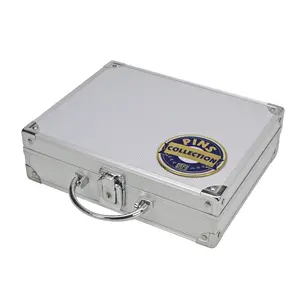 Koffer, Alu - geschikt voor: Spelden (120 st.) 250 x 215 x 70 mm.