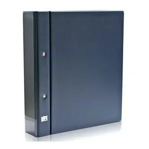 Compact A4, Album (4 rings) suitable for Pins - incl 2 sheets - Blue - dim: 275 x 320 x 70 mm.