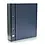 Compact A4, Album (4 rings) suitable for Pins - incl 2 sheets - Blue - dim: 275 x 320 x 70 mm.