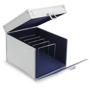 Koffer, Alu.A5 - geschikt voor: A5 Kaarten - afm: 230 x 275 x 220 mm.