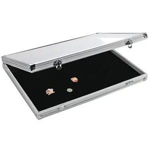 Präsentationsdisplay, Alu - Midi - 1er Einteilung (275 x 370) Abm: 395 x 300 x 45 mm.