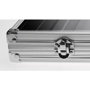Presentation Display, Alu - Midi - 6 compartments (275 x 57) dim: 395 x 300 x 65 mm.