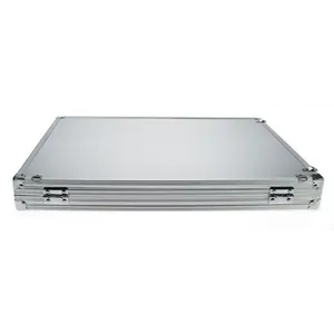 Presentation Display, Alu - Midi - 6 compartments (275 x 57) dim: 395 x 300 x 65 mm.