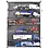 Presentation Display, Alu - Midi - 6 compartments (275 x 57) dim: 395 x 300 x 65 mm.