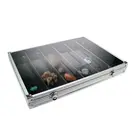 Safe, Presentation Display, Alu -  Midi -  6 compartments (275x57)  dim: 395x300x65 mm. ■ per pc.