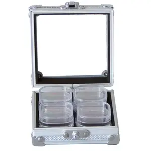 Presentation Display, Alu - Mini - 1 compartment (85 x 80) dim: 100 x 95 x 40 mm.