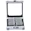 Safe  Aluminum display case Mini,  1 compartment