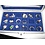Presentation Display, Alu - Mini - 18 compartments (30 x 30) dim: 195 x 110 x 40 mm.