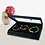 Presentation Display - 1 compartment (380 x 280 mm.) for Jewelry - Black with black interior - dim: 400 x 300 x 55 mm.
