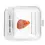 Acrylic, Presentation Box , with floating membrane - dim: 56 x 56 x 25 mm.