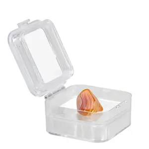 Acryl, PräsentationsBox , mit schwebender Membran - Abm: 56 x 56 x 25 mm.