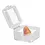 Acryl, Presentatie Box , met zwevend membraan - afm: 56 x 56 x 25 mm.