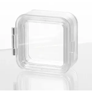 Acryl, PräsentationsBox , Mini, mit schwebender Membran - Abm: 39 x 39 x 19 mm.