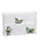 Acrylic, Display case with sliding door, Mini - 6 compartments - Transparent - dim: 180 x 45 x 115 mm.