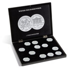 Leuchtturm, Presentation case, Volterra Uno - for Coins - Wiener Harmoniker, 1 oz Silver in capsules (20 pcs.)  Black - dim: 305x245x30 mm. ■ per pc.