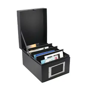 Black edition, Archive Box A5 - suitable for Documents - Black - dim: 245 x 310 x 142 mm.