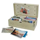 Safe, Archive box, Retro - for Postcards (600 pcs.)  Design print - dim: 360x200x140 mm. ■ per pc.