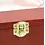 OpbergBox , Premium - voor Ansicht kaarten (400 st.) Mahoniekleur - afm: 230 x 185 x 155 mm.