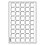 Tableau, Modell L - Fach Abm: 31 x 31 mm. (45 Stk.) Blau - Abm: 334 x 220 x 10 mm.