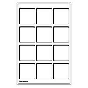 Tableau, Modèle L - pour Capsule 67 x 67 mm. (12 pcs.) Bleu - dim: 334 x 220 x 10 mm.